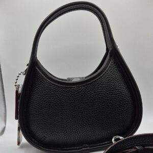 Elegant Black Leather Handbag